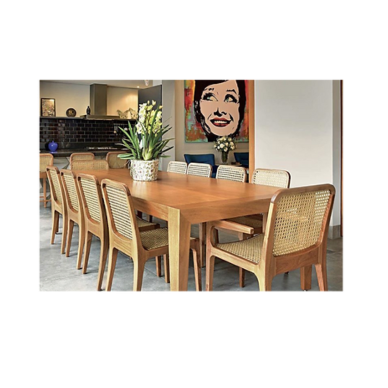 10 Seater Wooden Dining Table Set