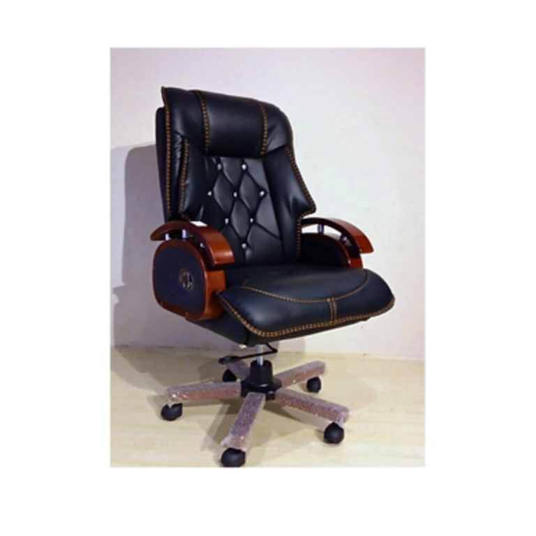 Heavy Vegan Leather Office Chair