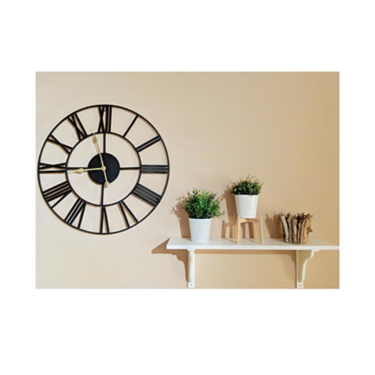 Metal Aesthetic Wall Clock